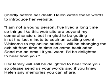Helen's website introduction
